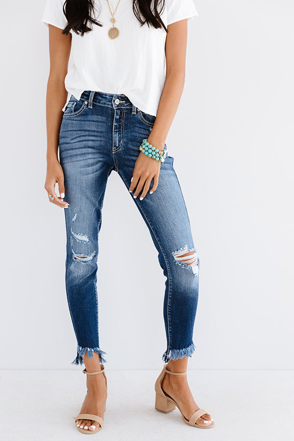 KanCan The Willow High Waist Distressed Ankle Skinny