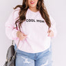 Cool Mom Sweatshirt In Pink Curves Image - 1