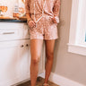 Relax And Reset Leopard Shorts Image - 1