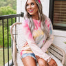 Meant For More Tie Dye Tee in Pink Image - 1