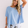 Sing Along Shift Top In Sky Blue Image - 1