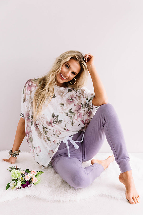 Small Town Memories Floral Knit Top Image - 1