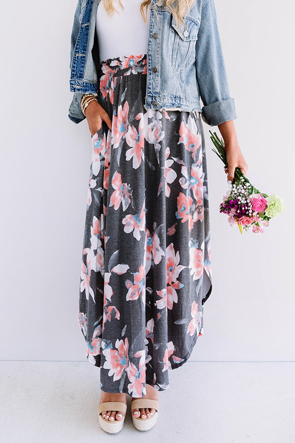 Better In Blooms Skirt In Coral Image - 4