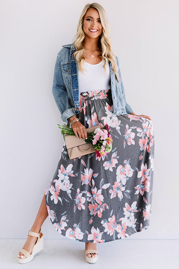 Better In Blooms Skirt In Coral Image - 3