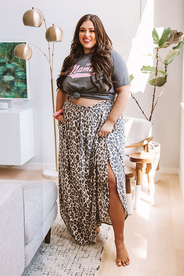 More Love Leopard Skirt Curves Image - 2