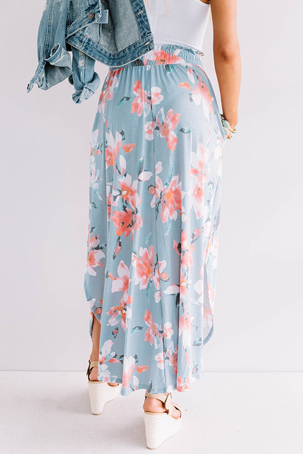 Better In Blooms Skirt In Sky Blue Image - 4