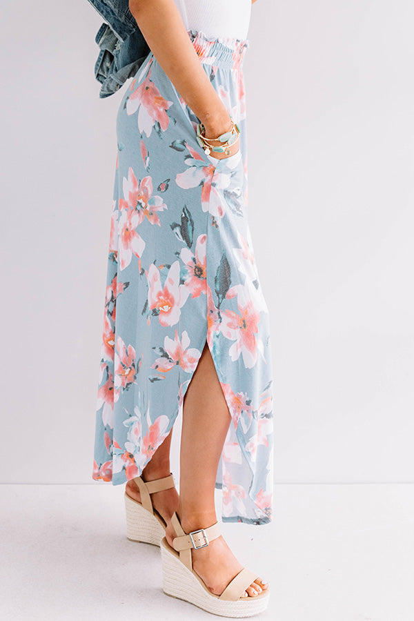 Better In Blooms Skirt In Sky Blue Image - 5