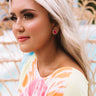 Kendra Scott Ellie Gold Stud Earrings in Azalea Illusion Image - 1