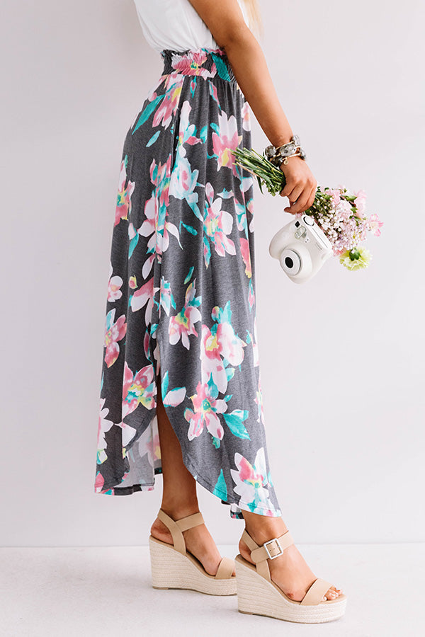 Better In Blooms Skirt In Turquoise Image - 5