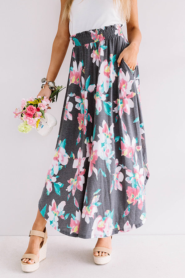 Better In Blooms Skirt In Turquoise Image - 1