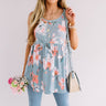 Better In Blooms Babydoll Top in Sky Blue Image - 1