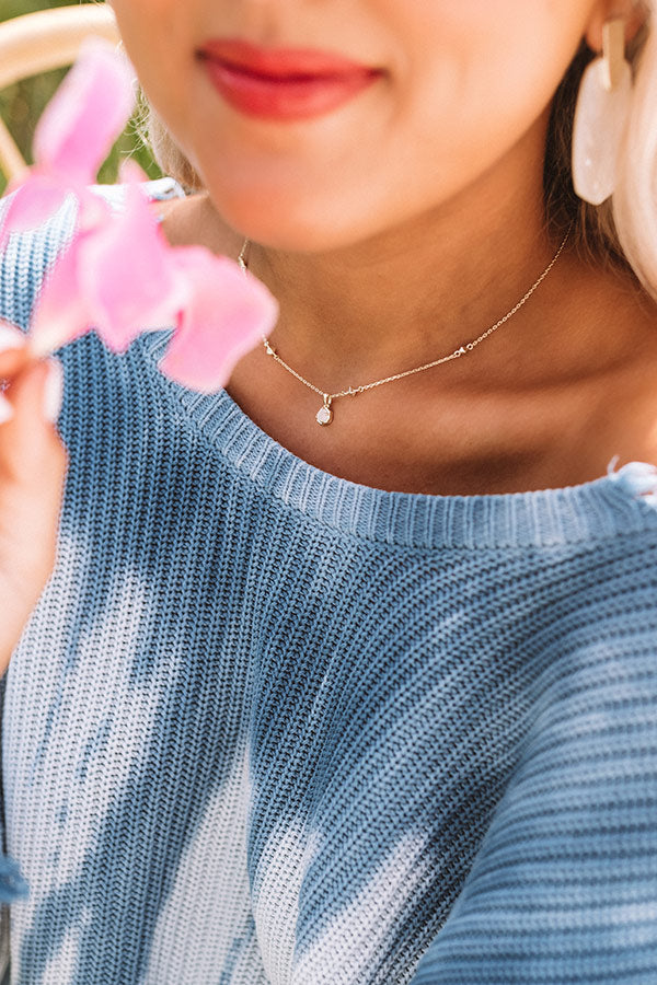 Kendra Scott Nola Gold Pendant Necklace In Iridescent Drusy