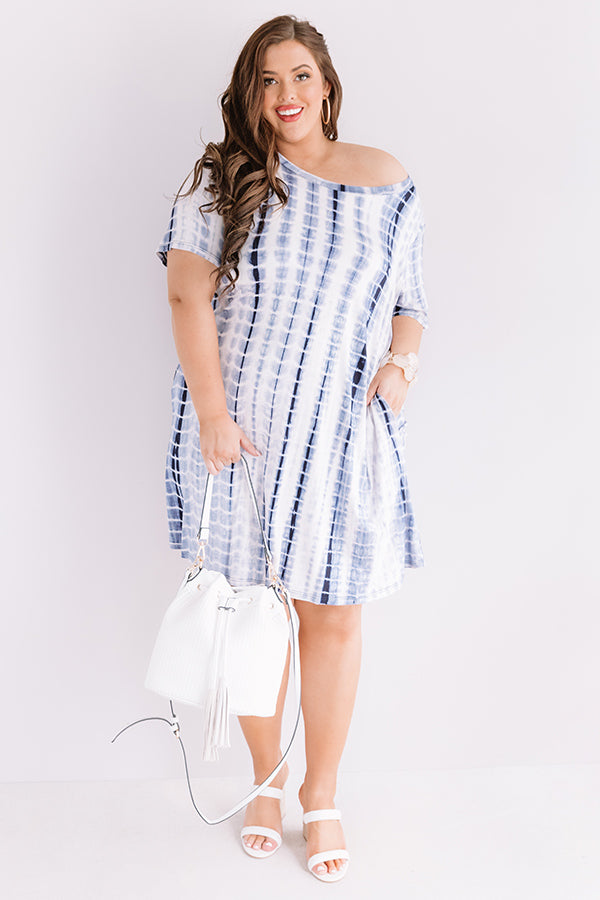 St. Kitts Crushing Tie Dye Dress  Curves Image - 1