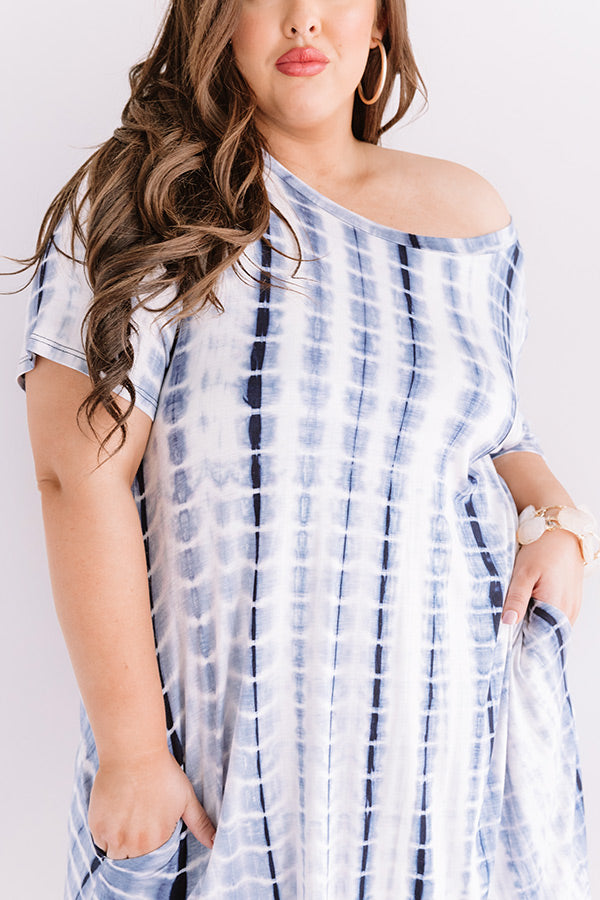 St. Kitts Crushing Tie Dye Dress  Curves Image - 4