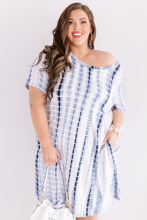 St. Kitts Crushing Tie Dye Dress  Curves Image - 3