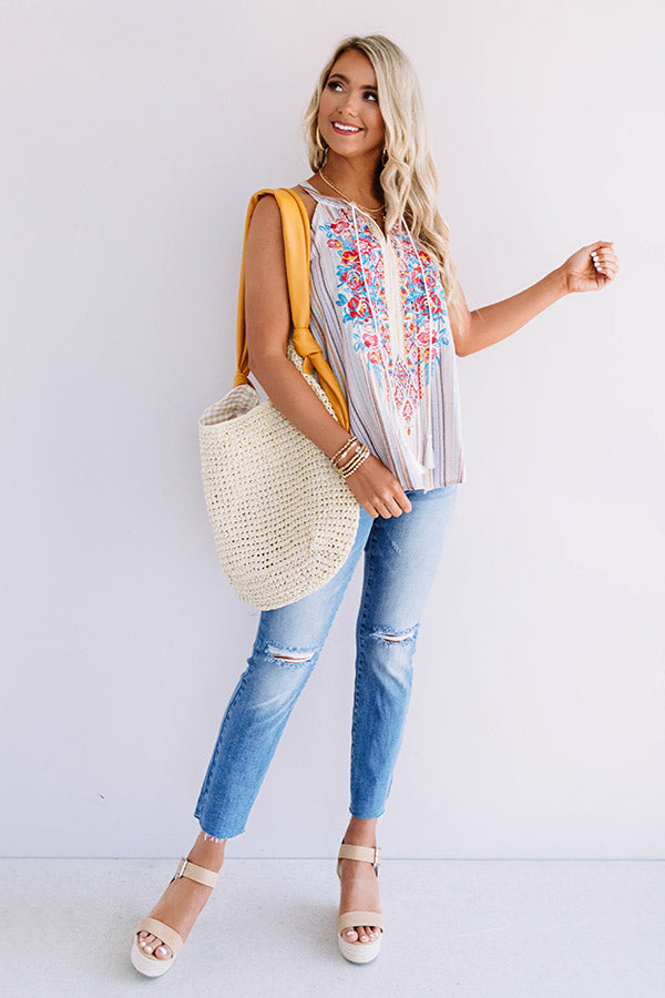 Seaside Sweetie Embroidered Top Image - 1