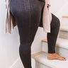 Bright And Early High Waist Legging In Vintage Black Curves Image - 1