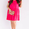 Story Of Us Babydoll Dress In Rose Curves Image - 1