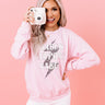 Babes Support Babes Sweatshirt in Pink Image - 1