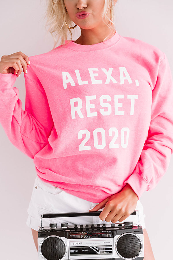 Alexa, Reset 2020 Sweatshirt Image - 2