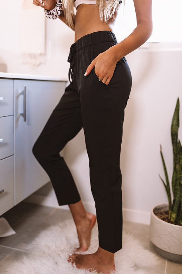 Light And Airy High Waist Pants In Black • Impressions Online Boutique