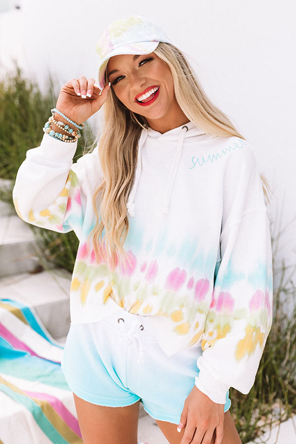 Summer Days Tie Dye Hoodie Image - 4