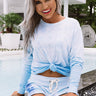 Mesa Moment Tie Dye Shift Tee In Sky Blue Image - 1