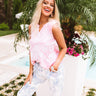 Sunset Mixer Tie Dye Top In Pink Image - 1