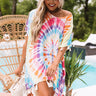 Soakin' Up The Sun Tie Dye Tunic in Yellow Image - 1