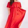 Top Of The Hour Maxi In Red Curves Image - 1