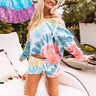 Charms And Kisses Tie Dye Hoodie Image - 1