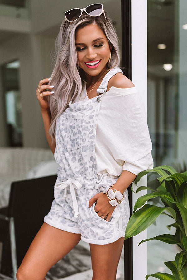 Soft In Soho Leopard Overalls Image - 1