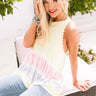 Hawaiian Sunshine Babydoll Tie Dye Tank Image - 1