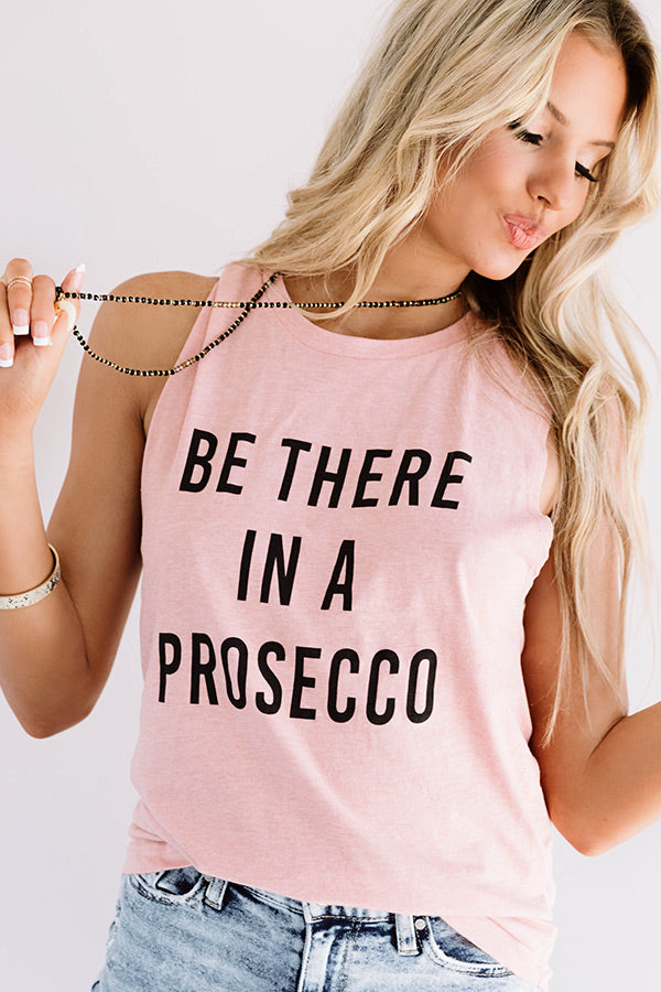 Be There In A Prosecco Boyfriend Tank in Pink Image - 1