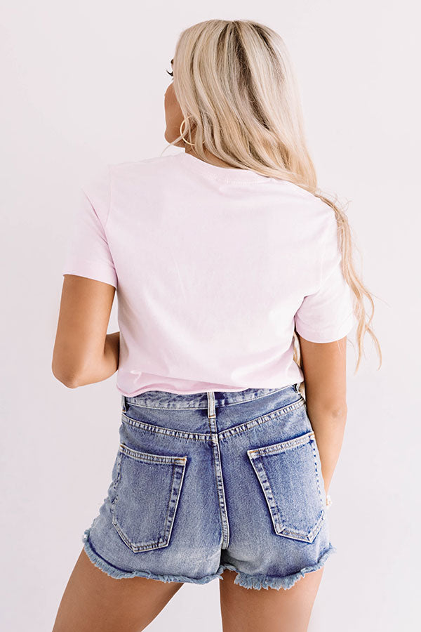 Leopard Lips Crop Top in Pink Image - 5