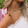 Kendra Scott Elisa Gold Multi Strand Necklace in Lilac Abalone Image - 1