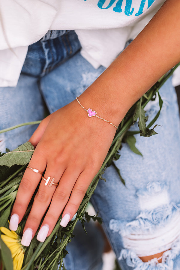 Chain Bracelets Kendra Scott Heart Bracelet Kendra Scott Ari Heart