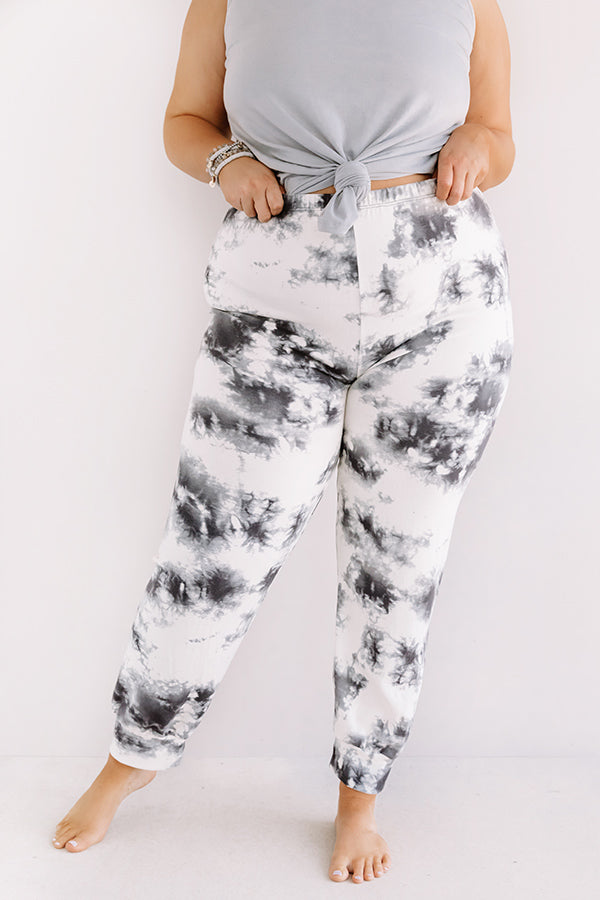 Luck And Lounging Tie Dye Joggers  Curves Image - 2