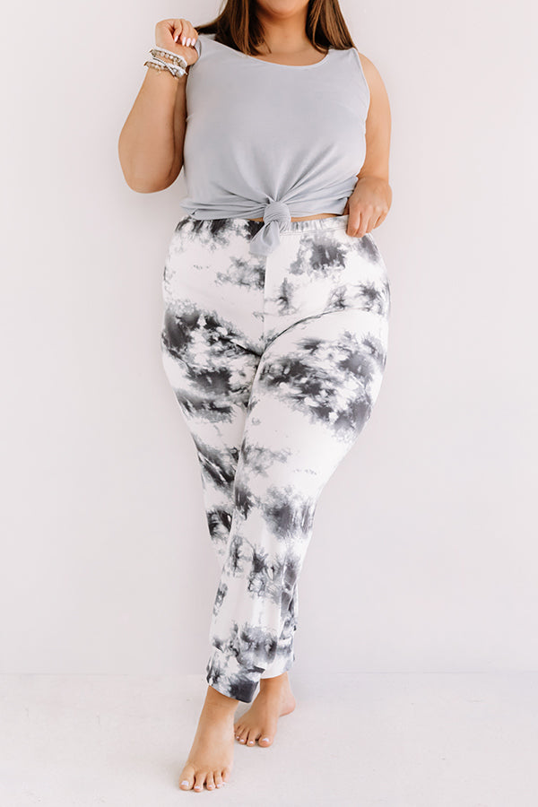Luck And Lounging Tie Dye Joggers  Curves Image - 1