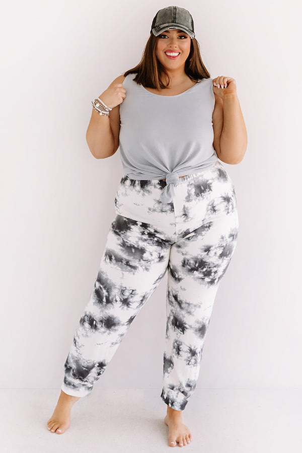 Luck And Lounging Tie Dye Joggers  Curves Image - 5