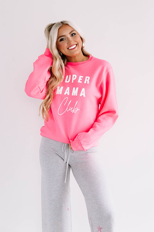 Super Mama Club Sweatshirt Image - 3