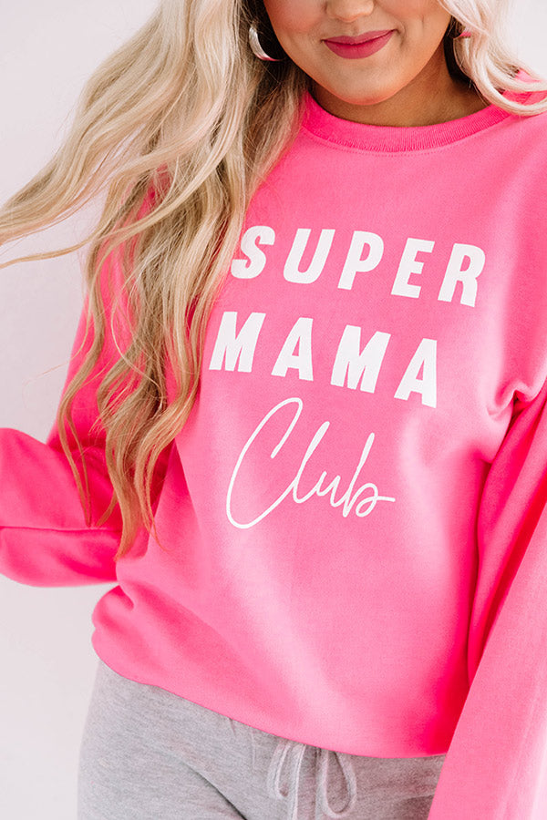 Super Mama Club Sweatshirt Image - 5
