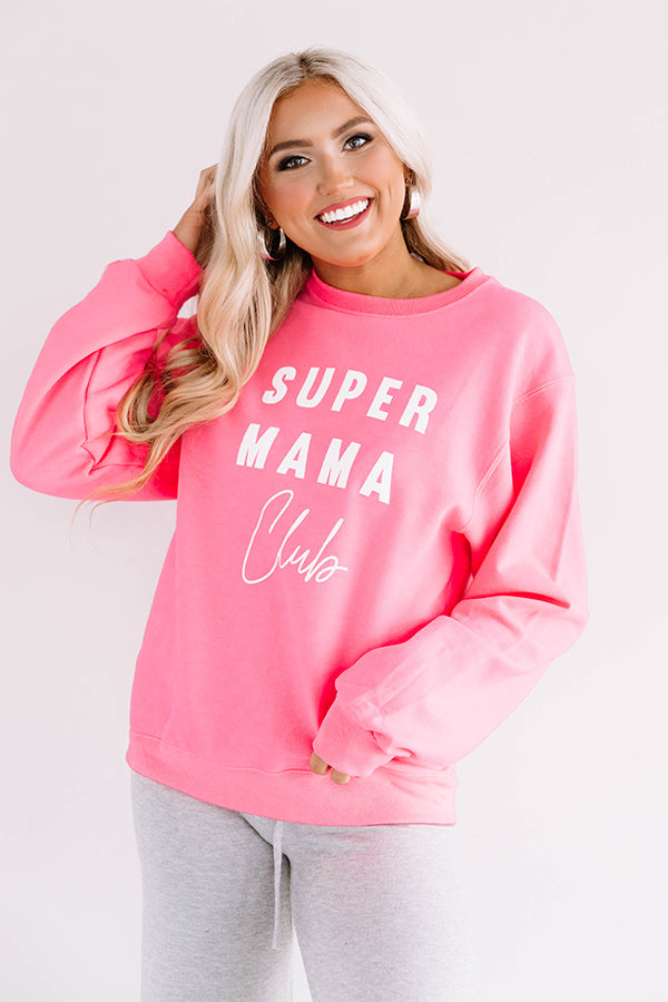 Super Mama Club Sweatshirt Image - 4