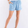 The Amalee Chambray Shorts In Light Wash Image - 1