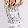 Without A Doubt Leopard Shift Top In Grey Image - 1