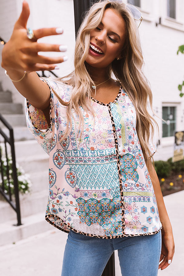 Hamptons Honey Shift Top Image - 3