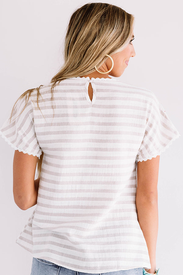 Southside Sunshine Embroidered Shift Top Image - 5