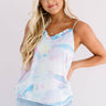 Treasure Island Watercolor Shift Tank in Blue Image - 1