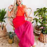 Courtyard Crush Color Block Maxi Image - 1