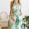 Island Essence Floral Jumpsuit In Green Image - 1